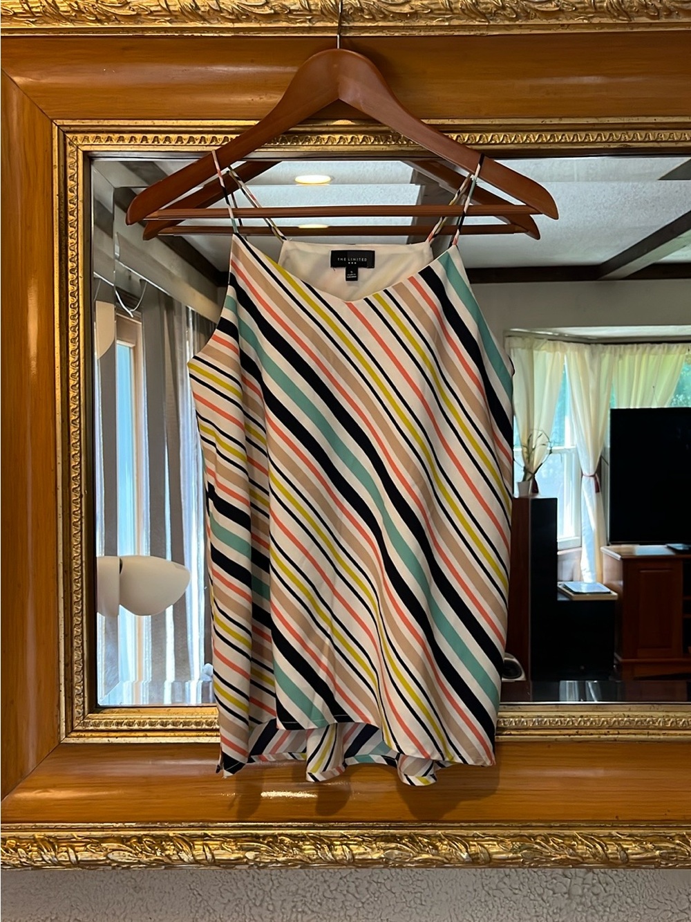 The Limited Striped Dressy Tank - Size S